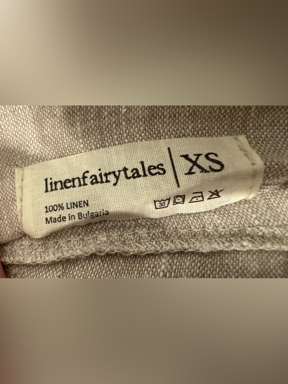Linen Fairytales 100% Linen Oatmeal
Overalls Jumpsuit XS Lantern Leg
Lagenlook - Picture 8 of 9